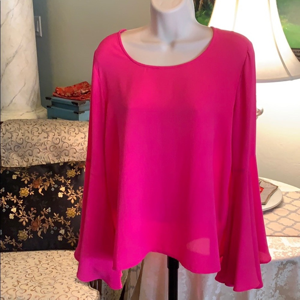Vince Camuto Shirt Pink Size Med